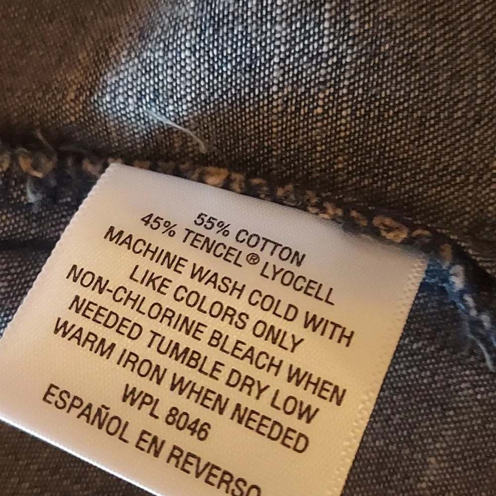 Maison Jules Denim Jean Vest Size M Utility Vest